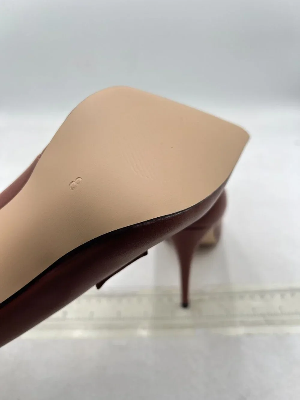 YDN Brown High Heel Pumps Slip on Pointed Toe Loafers All Season Office Shoes